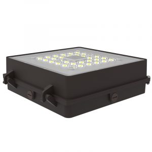 Aluminum housing led canopy light 80w ceiling mounted water-proof gas station light