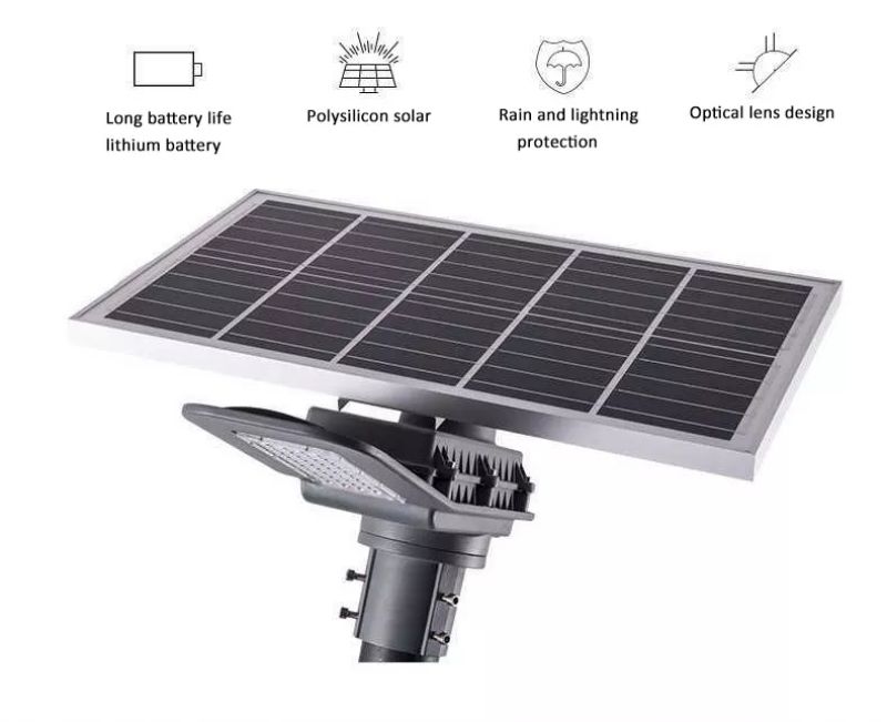 High power aluminum smart outdoor solar panel energy power led solar street lights - Image 2