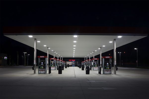 Outdoor Ceiling Lights for Gas Stations, Drive-through Structures